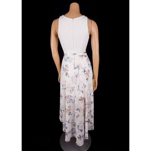 EVER NEW MELBOURNE 0 Danielle Hi-Lo Dress Floral Asymmetrical - Picture 6 of 10